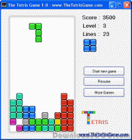 The Tetris Game screenshot